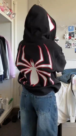 ALTZ - Spider Punk Zip Up Hoodie