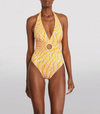 Summer deep V one-piece swimsuit