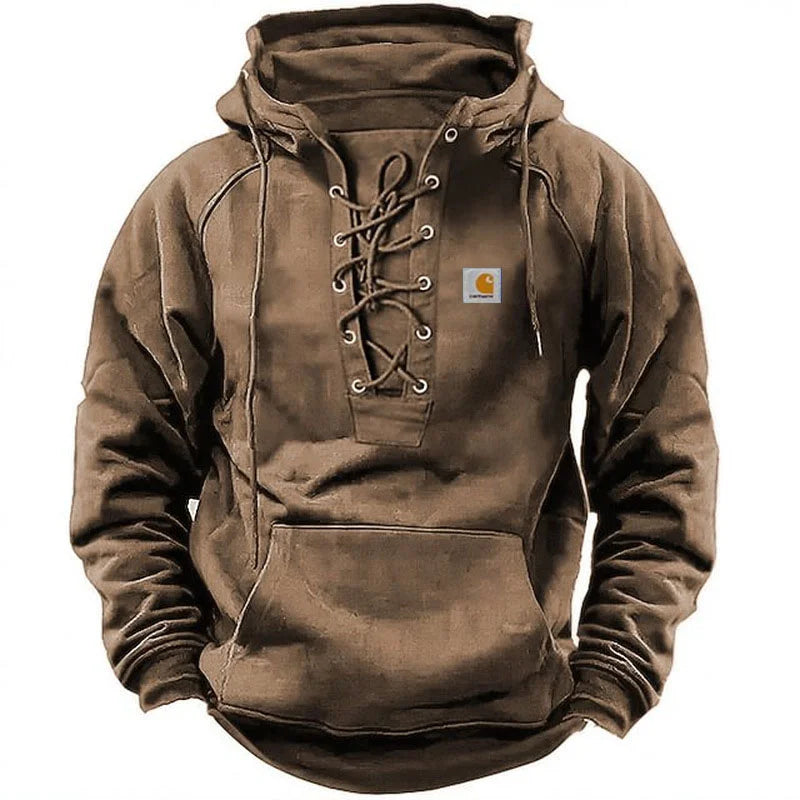 Men's Outdoor Solid Color Casual Sweatshirt