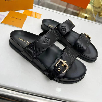 LOU* Velcro leather slippers 1:1 VIP