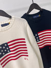 Ralph* Lauren* Men's Flag Knit Sweater VIP High Quality