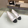 Chanel classic ballet shoes with cowhide sole VIP  1：1