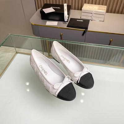 Chanel classic ballet shoes with cowhide sole VIP  1：1