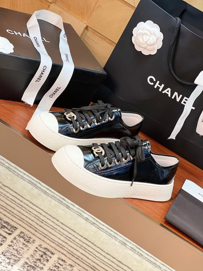 Chanel furry thick-soled sneakers VIP1:1