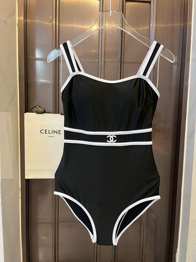 Cha*** one-piece swimsuit