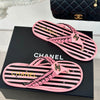 CHANE*｜Chanel 24P new product Knitted double C flip-flops