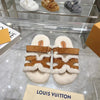 Autumn and winter flat wool slippers, Hermes new VIP1:1