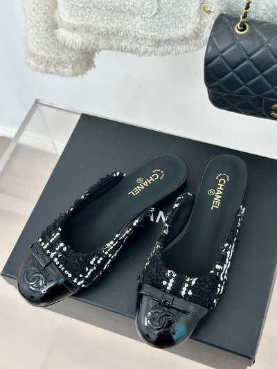 Chanel half-slip bow shoes 2024SS VIP1:1