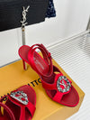 L24 new diamond buckle high heel sandals  VIP 1:1