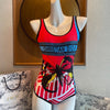 New bow DI one-piece swimsuit