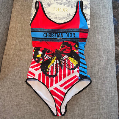 New bow DI one-piece swimsuit