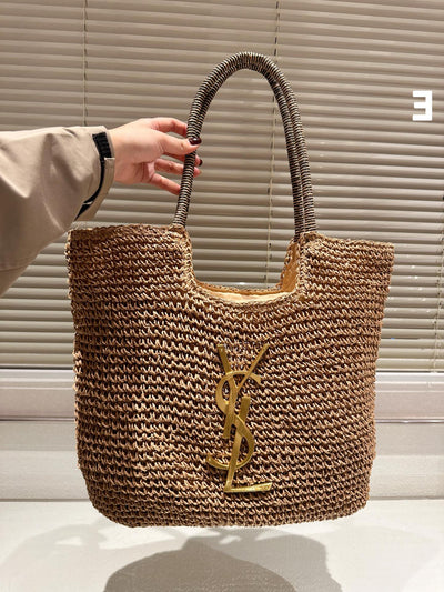 Braided tote bag Y new style