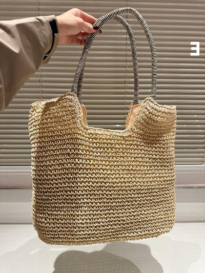 Braided tote bag Y new style