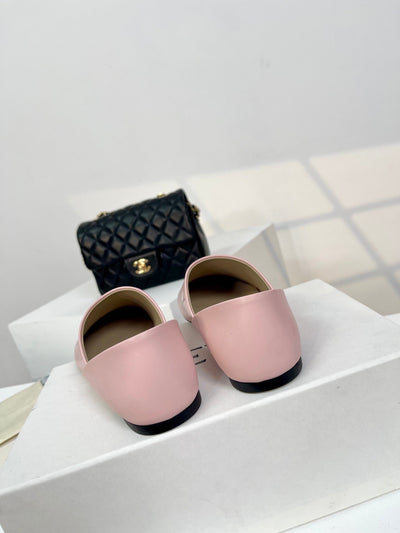 LOE***24vs new round toe flat bottom heel shoesVIP 1：1