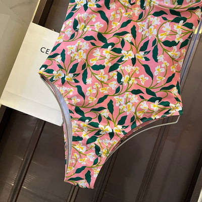 Gu****2024 new summer floral one-piece swimsuit