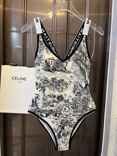 Di*** Dior one-piece swimsuit