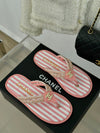 CHANE*｜Chanel 24P new product Knitted double C flip-flops