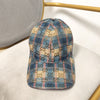 High-end 1:1 GUCCI--Plaid high-edition baseball cap