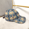 High-end 1:1 GUCCI--Plaid high-edition baseball cap