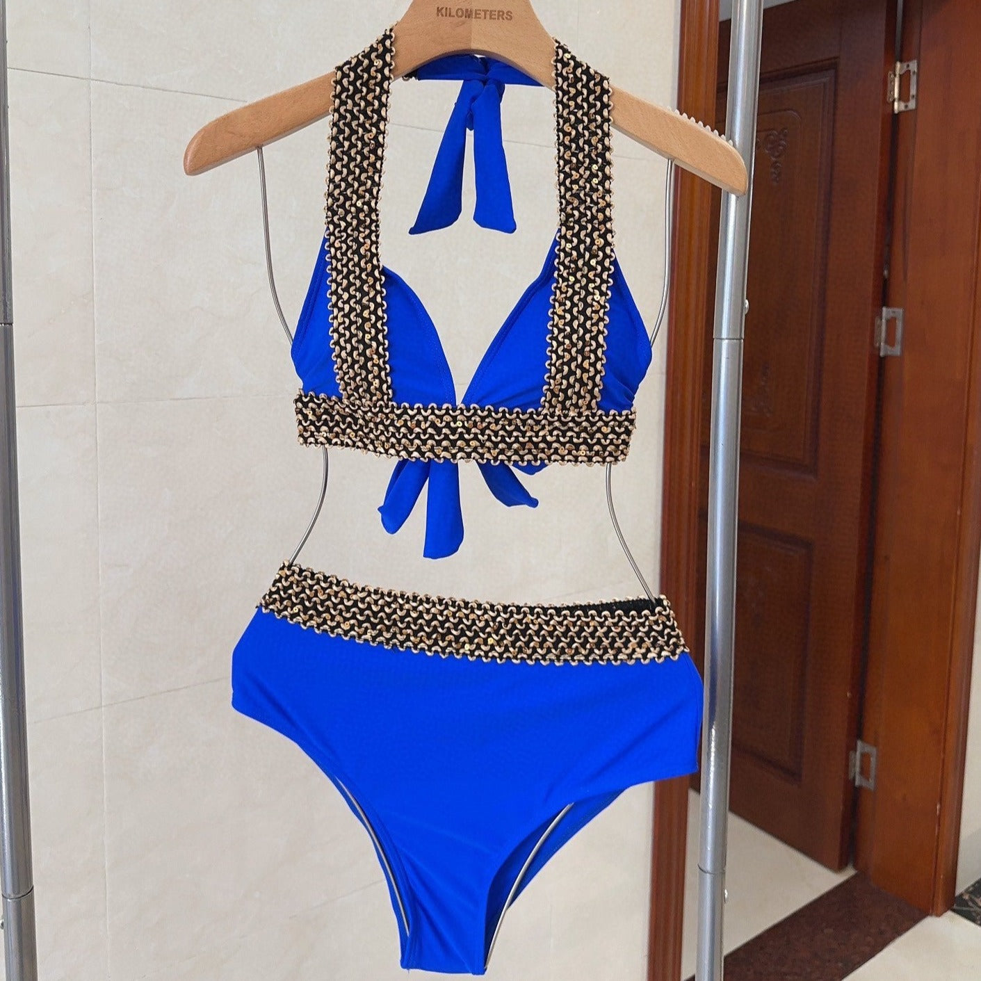 Blue Versace SS Swimsuit