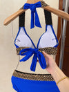 Blue Versace SS Swimsuit