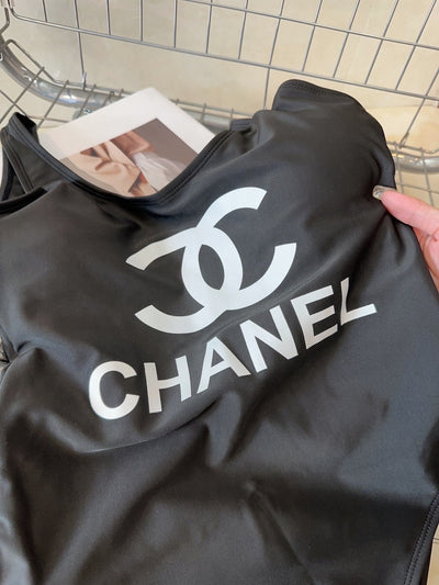 Black Chanel 24SS swimsuit