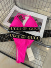 Rose red Gucci swimsuit