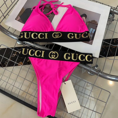 Rose red Gucci swimsuit