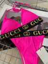 Rose red Gucci swimsuit