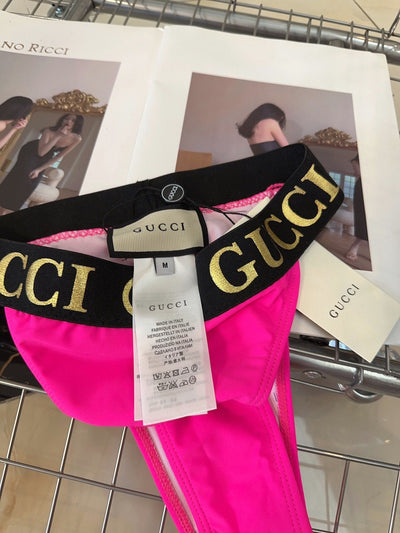 Rose red Gucci swimsuit