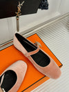 HERME* Hermes Spring and Summer New Classic H Buckle Mary Jane Shoes Series VIP 1:1