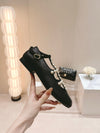 Black24SS Chanel Chanel🌆Latest pearl-decorated Mary Jane shoes The best casual series of the season VIP 1:1