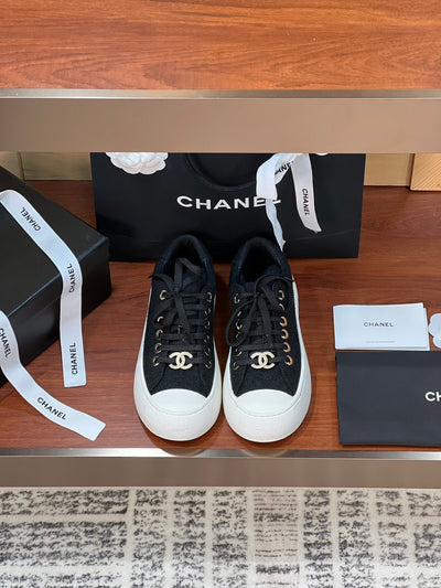 Chanel furry thick-soled sneakers VIP1:1