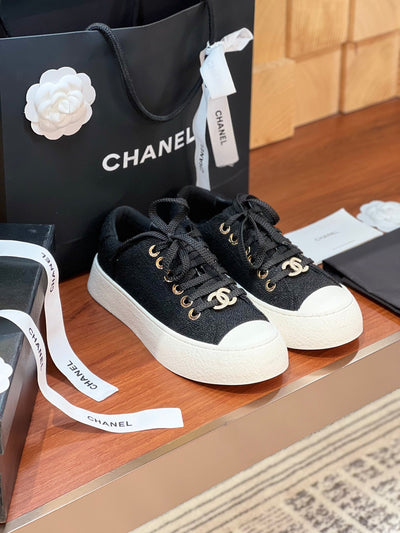 Chanel furry thick-soled sneakers VIP1:1