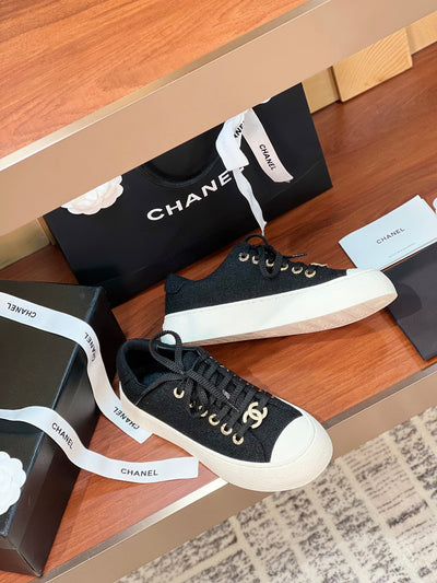 Chanel furry thick-soled sneakers VIP1:1