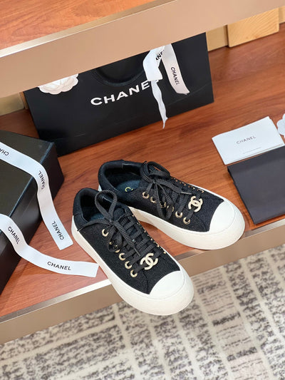 Chanel furry thick-soled sneakers VIP1:1