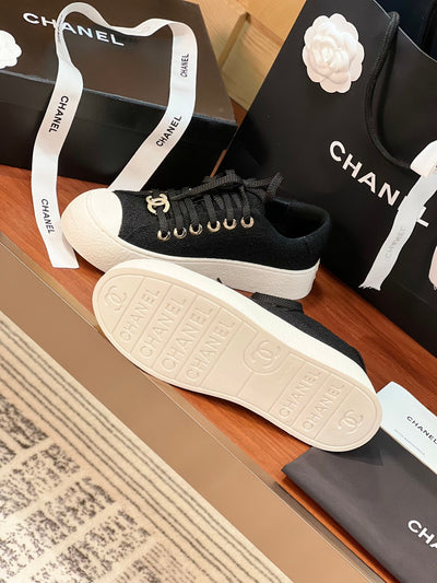 Chanel furry thick-soled sneakers VIP1:1