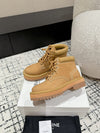 Big yellow boots new style martin boots frosted celine VIP1:1