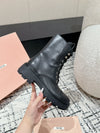 Retro motorcycle boots lace-up Martin boots Miu Miu autumn and winter SS VIP1:1