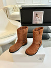 Loewe autumn and winter new 2024SS square heel thick-soled women's boots VIP 1:1