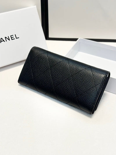 Black 2024SS Chanel Wallet