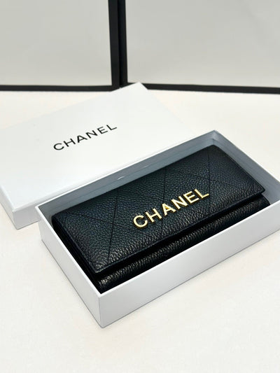 Black 2024SS Chanel Wallet