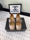 Bow rhinestone Mary Jane shoes Chanel VIP1:1