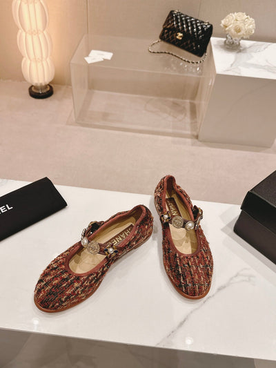 Handmade Chanel 2024 SS Flat Shoes VIP1:1