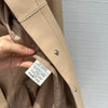 Herm* 24SS buckle long 100% sheepskin coat 1:1 VIP 8