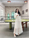 DIO* 24SS Hollow Lace Pleated Long Skirt 1:1 VIP 8