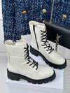 White thick-soled Celine autumn and winter boots VIP1:1