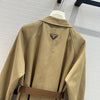 PRA* 24SS Waist Double Belt Long Trench Coat 1:1 VIP 8