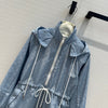 LOU* 24SS Hooded Windbreaker Dress 1:1 VIP 8