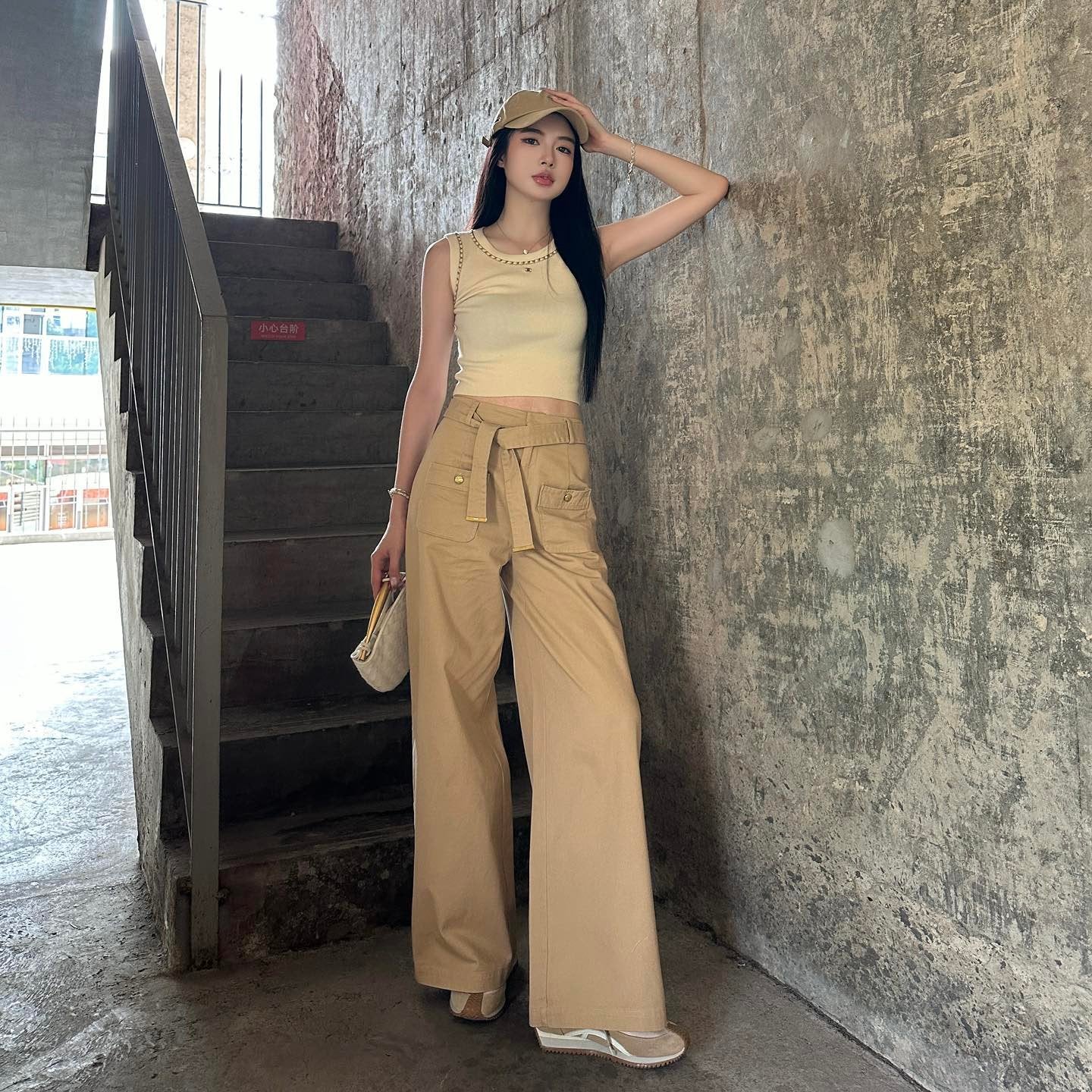 Celi* 24SS Wide Leg Overalls 1:1 VIP 8